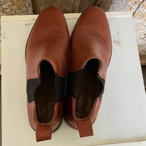 MADEWELL BROWN LEATHER ANKLE BOOTS 8.5 - Picture 10 of 10